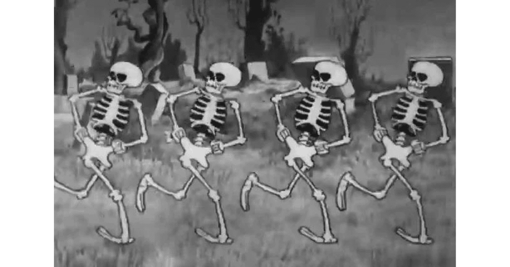 Dansande skelett. Bild: CC